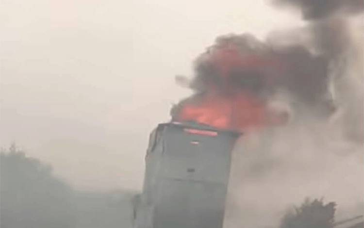 Karhutla di Km 9 Anjir Kapuas Timur Merembet ke Bangunan, Sarang Walet Ikut Terbakar
