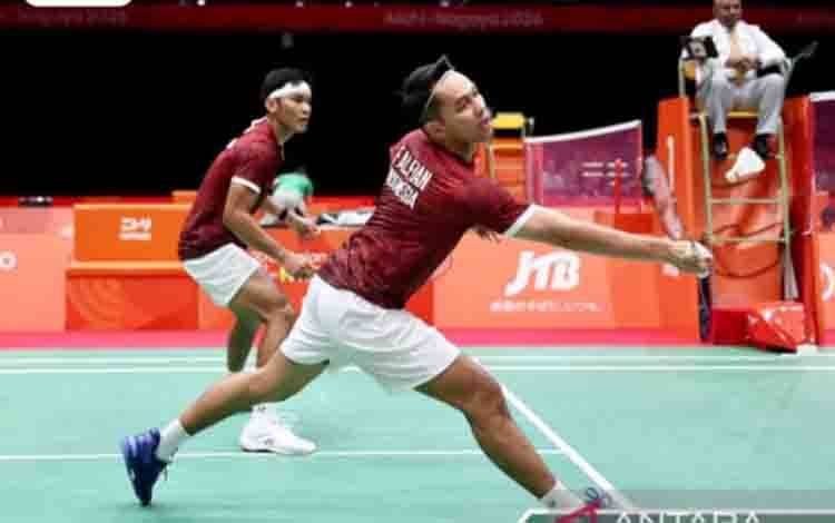 Fajar/Fikri Sumbang Poin Pertama Beregu Putra Indonesia