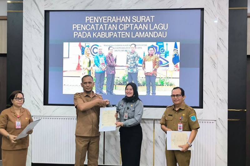 Kemenkum Kalteng Catatkan Hak Cipta 13 Lagu Asal Lamandau