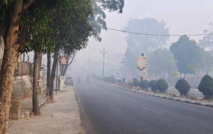 Kabut Asap Kembali Tebal, Sekolah di Kobar Lakukan PJJ