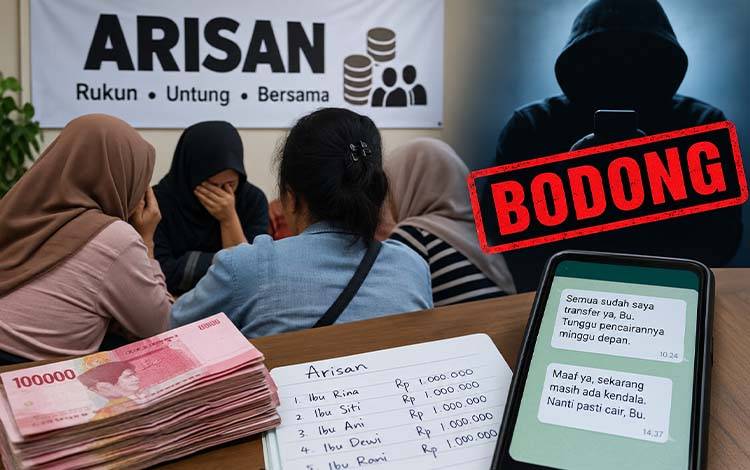 52 Orang Tertipu Arisan Bodong Rp1,5 Miliar di Sampit, Bandar Kabur
