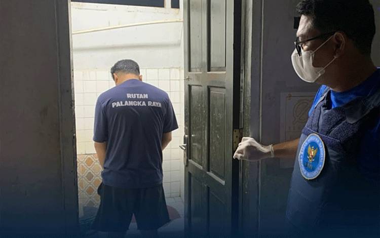 Rutan Kelas II A Palangka Raya Gelar Razia dan Tes Urine