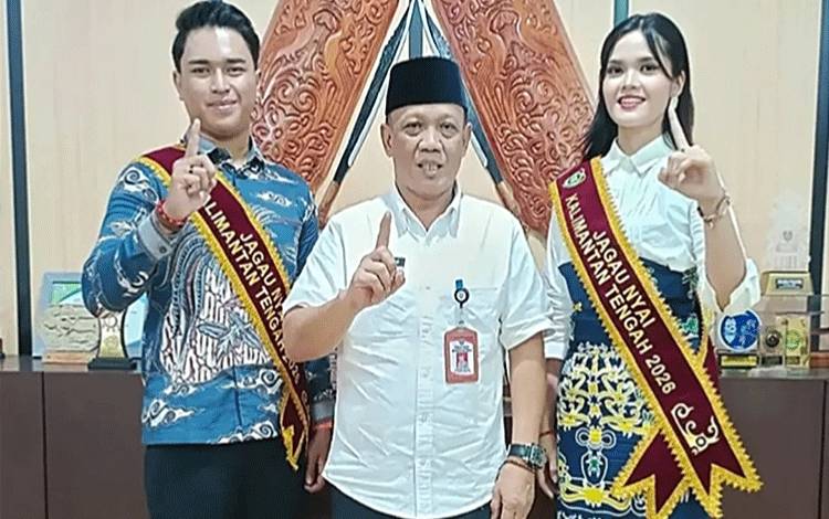 Disbudpar Kalteng Terima Audiensi Bersama Duta Wisata Kalteng