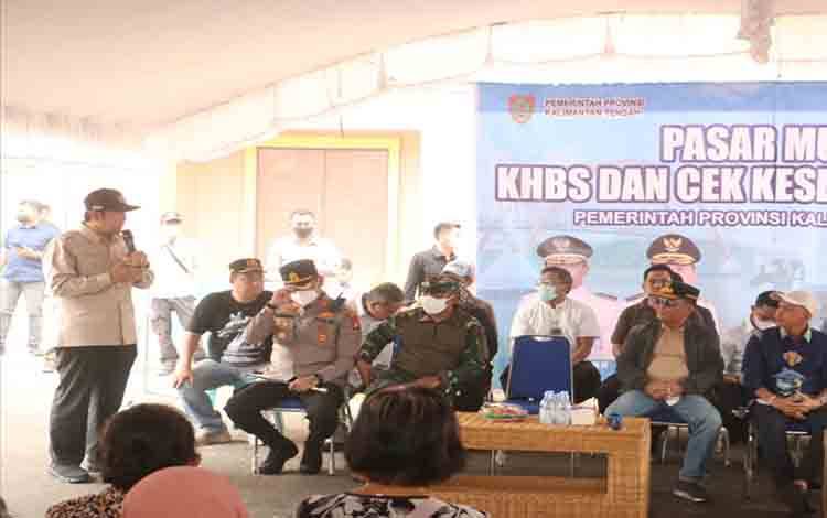Wabup Pulang Pisau Sampaikan Penanganan Karhutla dan Dampak Kabut Asap kepada Gubernur