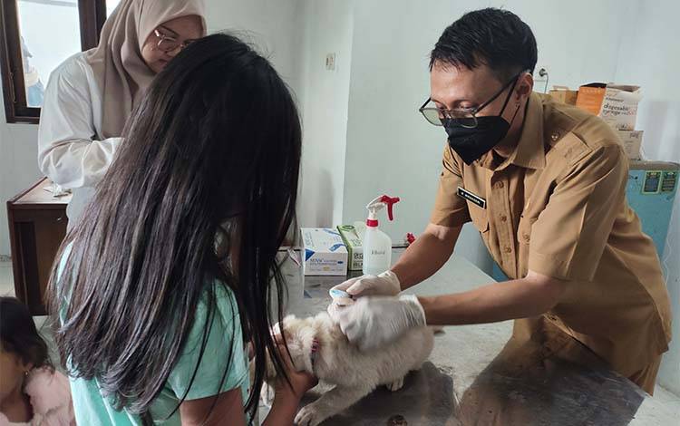 World Rabies Day, DPKP Palangka Raya Gelar Vaksinasi Gratis Selama Tiga Hari