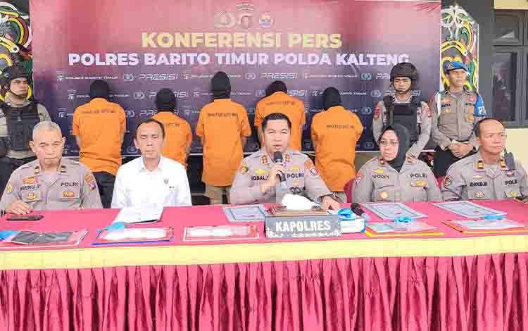 Sabu Setengah Kilogram dan 38 Pil Ekstasi Disita, Polisi Bongkar Jaringan Narkoba di Barito Timur