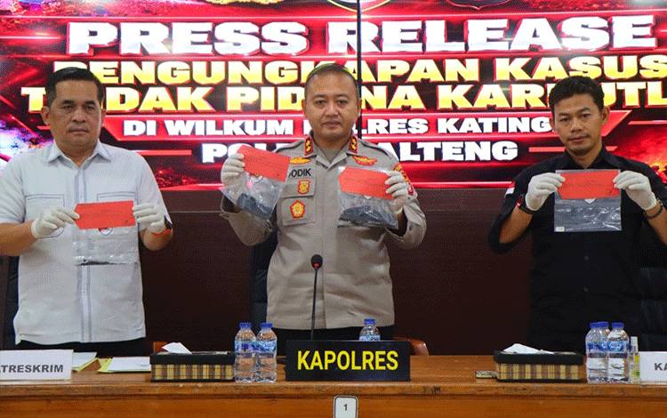 Polres Katingan Tangkap Pelaku Karhutla di Tewang Kadamba, Berkas Perkara Masuk Tahap I