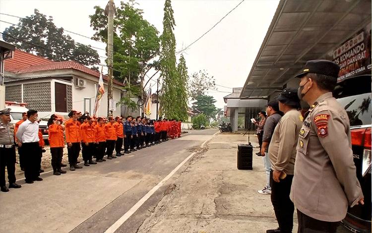 Pos Komando Karhutla Barito Utara Libatkan 70 Personel, Dibagi Lima Grup