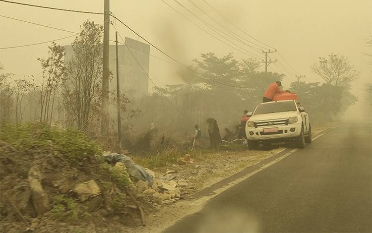 Sehari Bersih, Asap Kembali Kepung Palangka Raya
