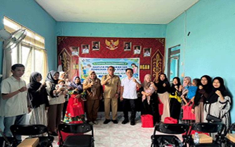 PT SYK Salurkan Susu dan Vitamin untuk Balita serta Ibu Hamil KEK di Bataguh Kapuas