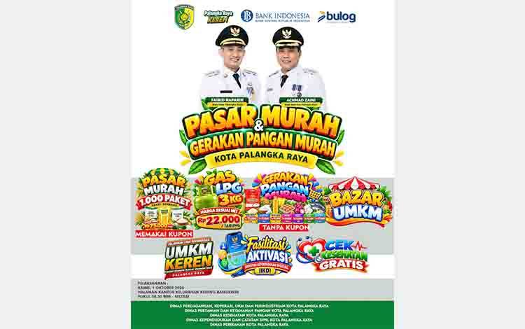 Gerakan Pangan Murah Hadir di Kereng Bangkirai, Sediakan Sembako hingga Cek Kesehatan Gratis