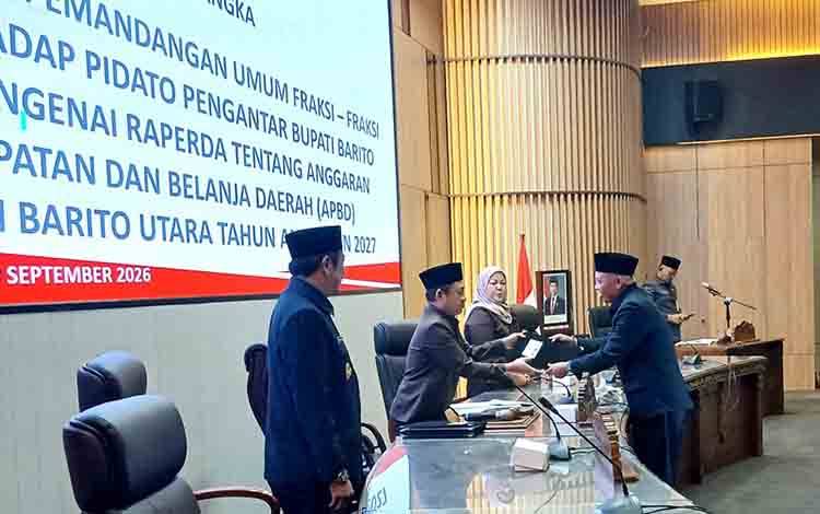 Fraksi Aspirasi Rakyat Apresiasi Penyusunan Raperda APBD Barito Utara 2027