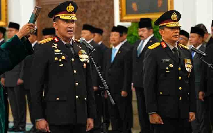 Prabowo Lantik Jenderal Pol. Suyudi Ario Seto sebagai Kapolri