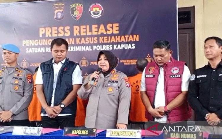 Polres Kapuas Perkuat Patroli Cegah Kejahatan-Pembakaran Lahan