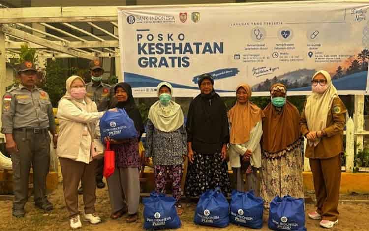 BI Salurkan Bantuan Kemanusiaan untuk Penanganan Dampak Karhutla di Kalteng