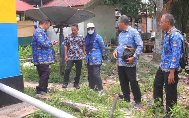 Pemkab Seruyan Tinjau Pematang Limau, Disiapkan Jadi Kampung Percontohan Sanitasi