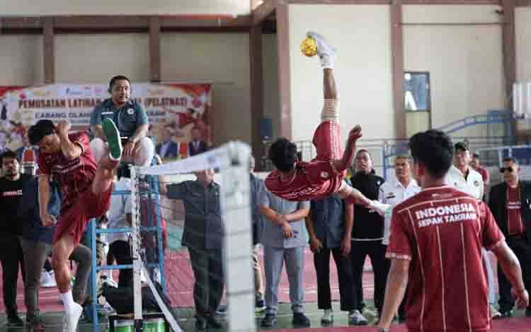 Tundukkan Myanmar, Tim Kuadran Putra Melenggang ke Final Sepak Takraw