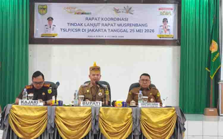 Bupati Gunung Mas Dorong PBS Berkomitmen Menindaklanjuti TSLP/CSR