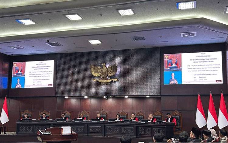 MK Tidak Dapat Diskualifikasi Gibran Sebagai Wakil Presiden