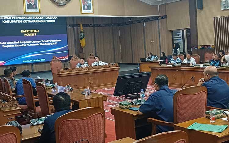 DPRD Kotim Tegaskan Pengelolaan Lahan Sitaan Satgas PKH Harus Sesuai Aturan