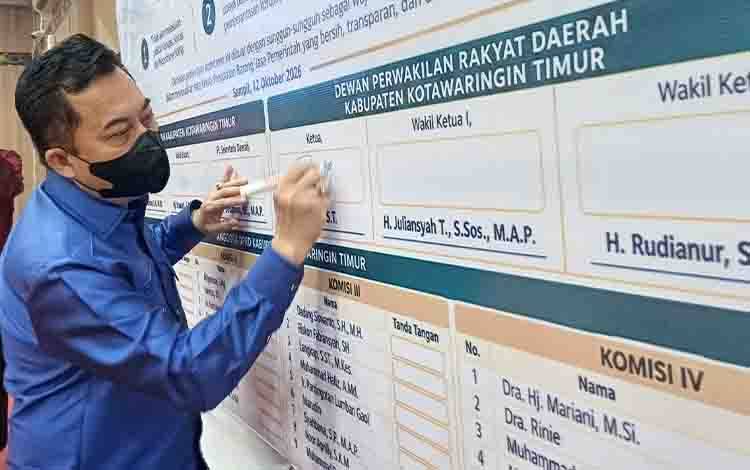 DPRD Kotim Berkomitmen Cegah Intervensi dan KKN dalam Pengadaan Barang dan Jasa