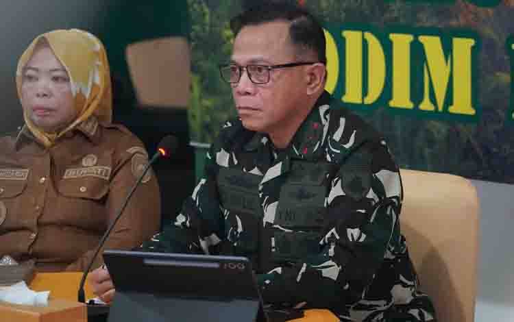 Pangdam XXII Tambun Bungai Laporkan Kendala Penanganan Karhutla TNTP