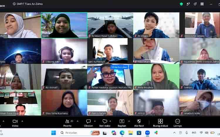 SMPIT Tiara Az-Zahra Variasikan Metode PJJ, Kehadiran Siswa Capai 100 Persen