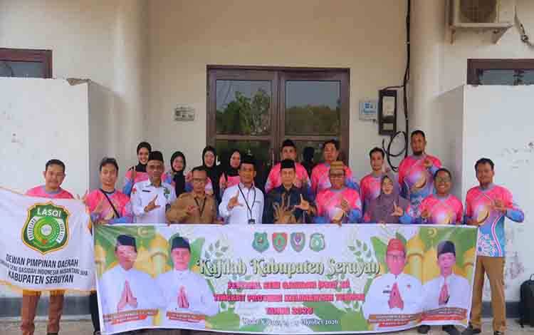 WaKIL Bupati Lepas Kafilah Seruyan untuk Berlaga di FSQ XII Tingkat Provinsi Kalteng