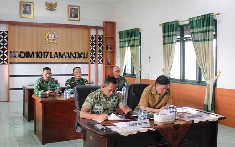 Pangdam XXI/Tambun Bungai Minta Patroli dan Pencegahan Karhutla di Lamandau Diperkuat