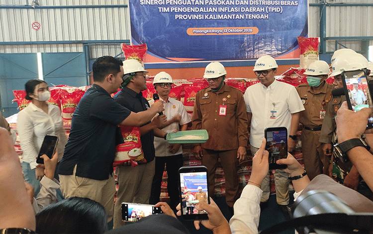 Kota Palangka Raya Kebagian 75 Ton Beras Premium