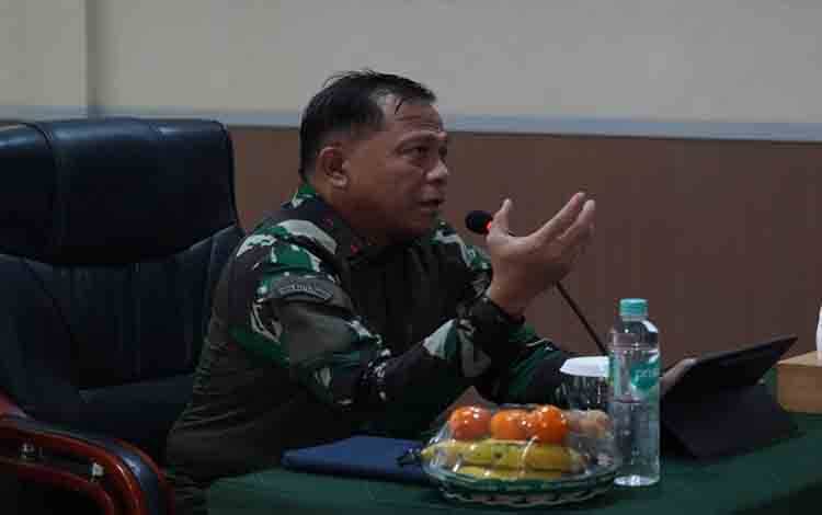 Pangdam XXII Tambun Bungai Minta Jajaran Perkuat Sinergi dan Tingkatkan Patroli Bersama Karhutla