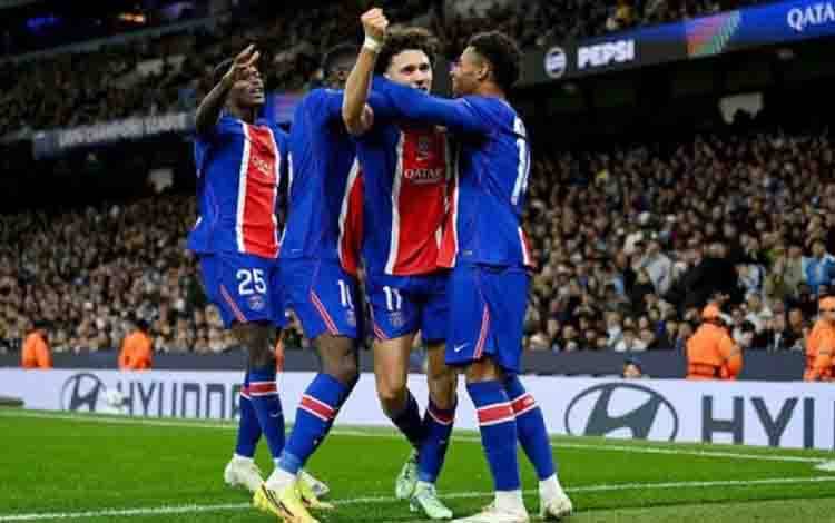 PSG Bungkam Manchester City 4-2 di Etihad