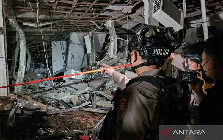 Polisi Amankan 18 CCTV dari Lokasi Ledakan di Pasar Cimanggis Tangsel