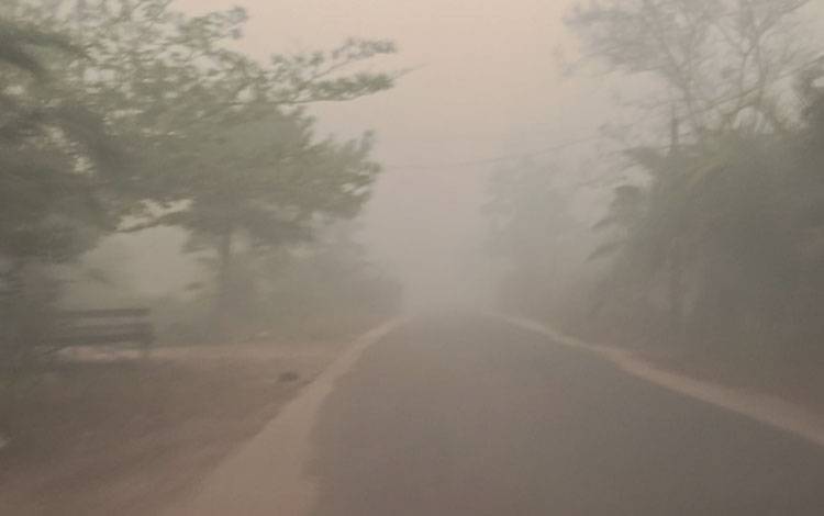 Sebagian Palangka Raya Diguyur Hujan, tapi Warga G. Obos Masih Keluhkan Asap Pekat dan Listrik Padam