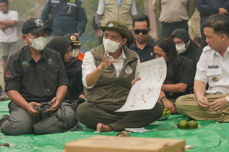 Karhutla TNTP Ditangani Satu Komando, 15 Desa Didorong Bentuk MPA