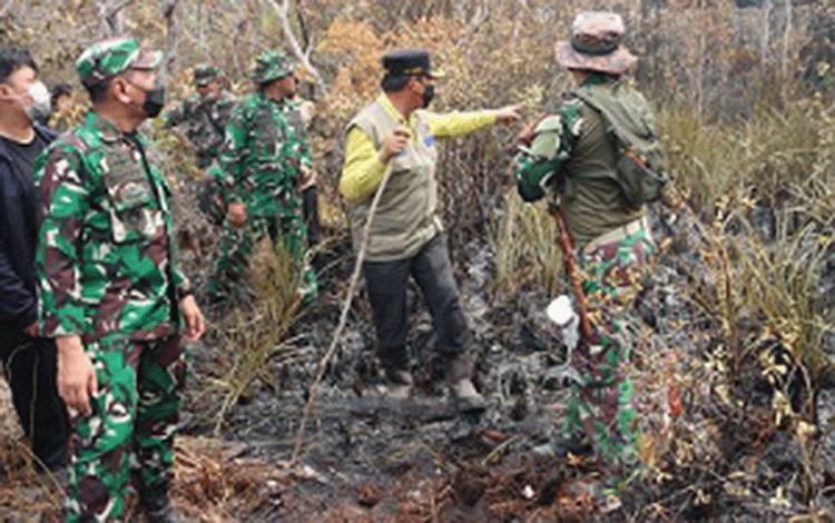 Bupati Seruyan dan Danrem Cek Titik Api di Tanjung Puting