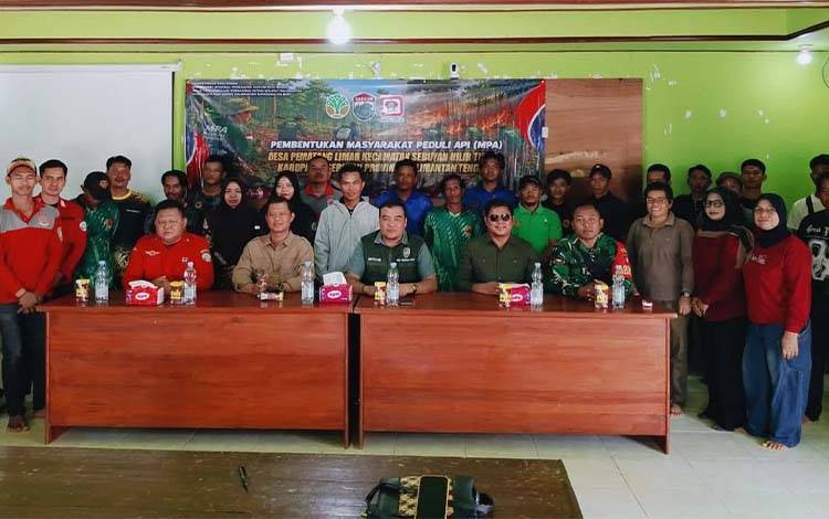 Desa Pematang Limau Bentuk MPA untuk Perkuat Deteksi Dini Karhutla