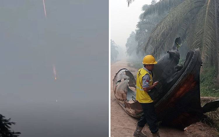 Suara Dentuman Terdengar di Sejumlah Wilayah Kotim, Serpihan Misterius Ditemukan