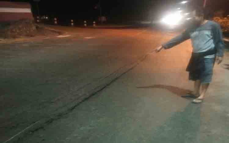 Waspada Ceceran Oli di Tikungan Jembatan Kembar Basarang, Sudah Ada 1 Korban