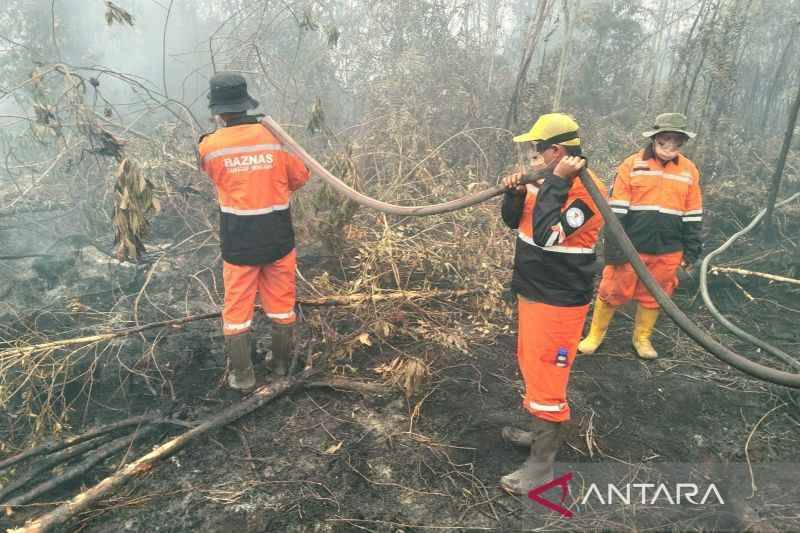 Baznas Tangani Karhutla di Sejumlah Titik Kalteng, Rumah Sehat Oksigen Disiapkan