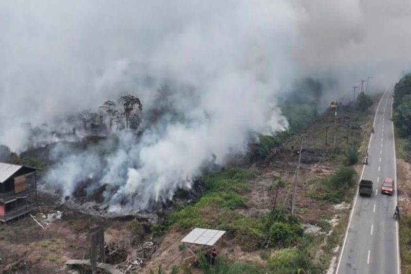 2.887 Hektare Lahan Terbakar dan 24.991 Titik Panas Tercatat di Kobar