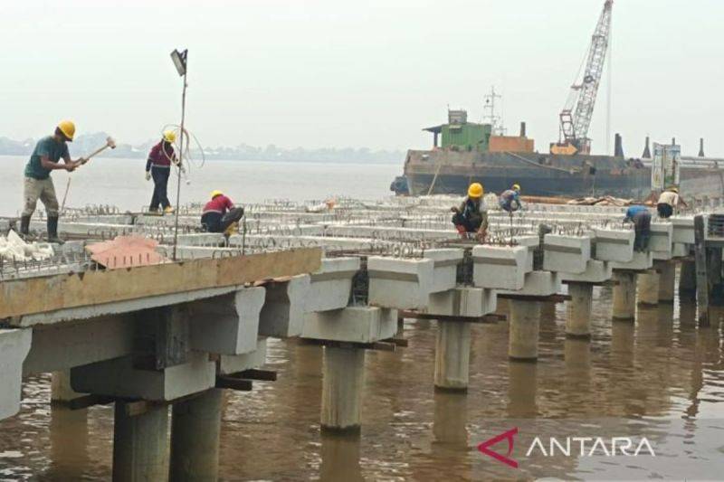 Pembangunan Dermaga Waterfront City Kapuas Senilai Rp82,6 Miliar Ditarget Rampung Akhir Desember 2026