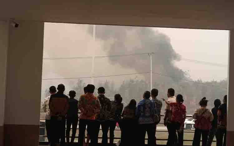 Karhutla di Kawasan Perkantoran Pemko Palangka Raya Meluas?