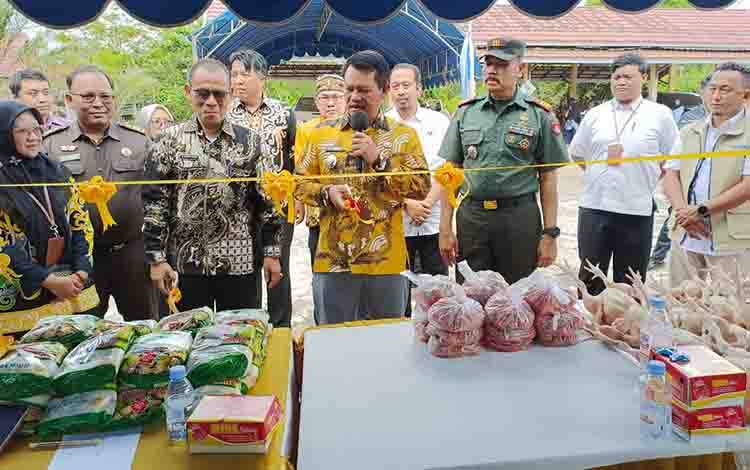 Bupati Seruyan Tekankan Ketahanan Pangan dan Harga Sembako Terjangkau