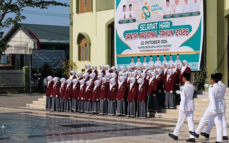 3.000 Santri Ikuti Upacara Hari Santri Nasional di Kapuas