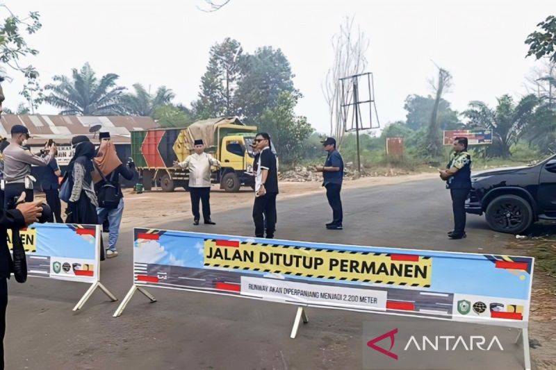 Warga Mulai Beradaptasi dengan Jalur Baru Setelah Jalan Tjilik Riwut Ujung Bandara Haji Asan Ditutup Permanen