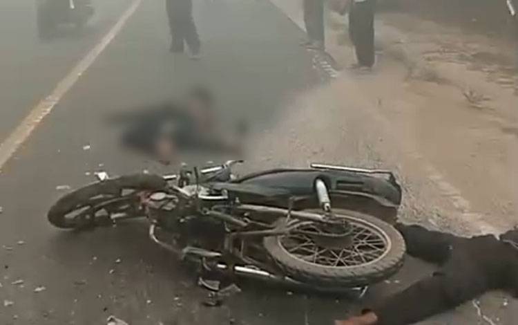 Kabut Asap, Kecelakaan Menewaskan Dua Pengendara di Sudirman Km 9 Sampit