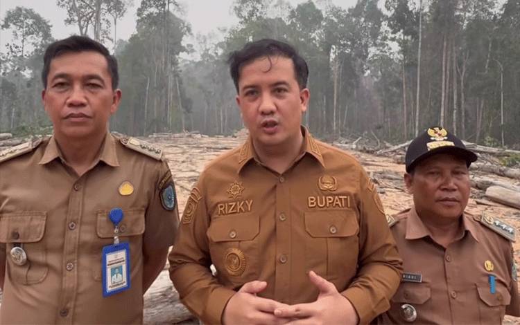 Bupati Lamandau Soroti Pencegahan Karhutla dan Tanggung Jawab Perusahaan saat Tinjau Eks Konsesi Grace dan PWN