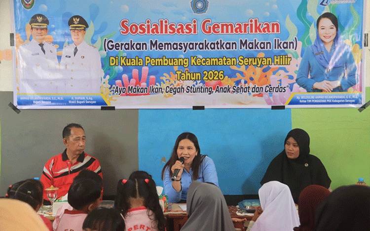 Dinas Perikanan Seruyan Gencarkan GEMARIKAN Cegah Stunting