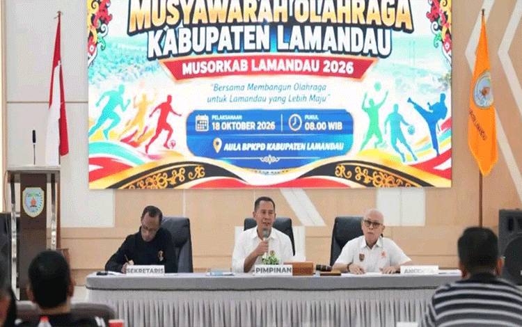 Musorkab KONI Lamandau 2026 Dorong Penguatan Pembinaan dan Prestasi Atlet